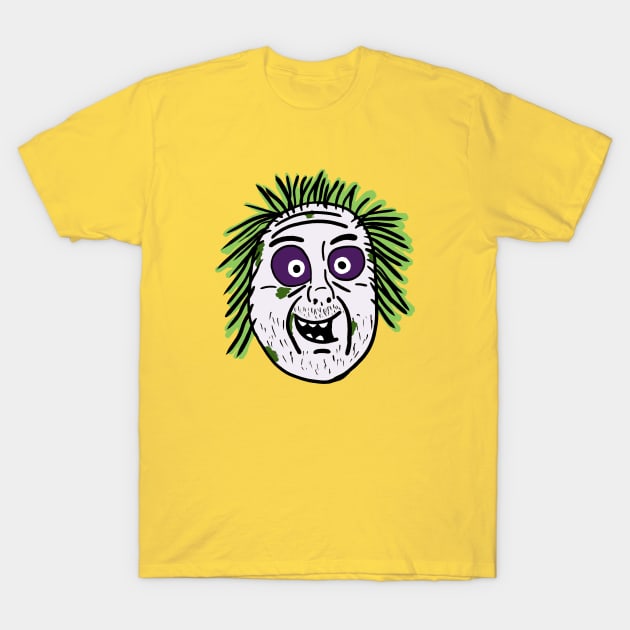 Beetlejuice Doodle T-Shirt by MovieFunTime